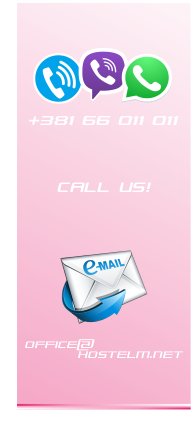 Call us or send us an SMS | Belgrade hostels